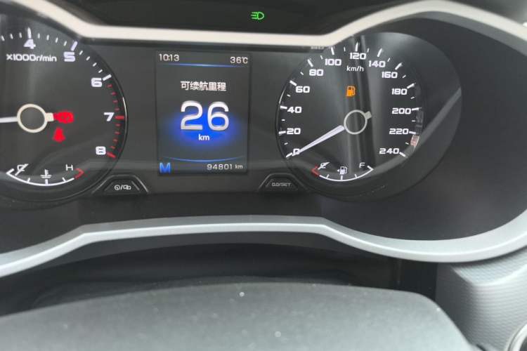 Used Geely Auto Emgrand GL 2018 1.8L Manual Elite Smart Connectivity Version Odometer Close Up