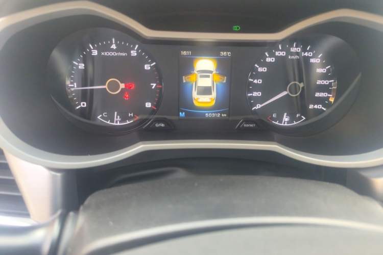 Used Geely Auto Emgrand GL 2019 1.4T Manual Elite Smart Edition Odometer Close Up