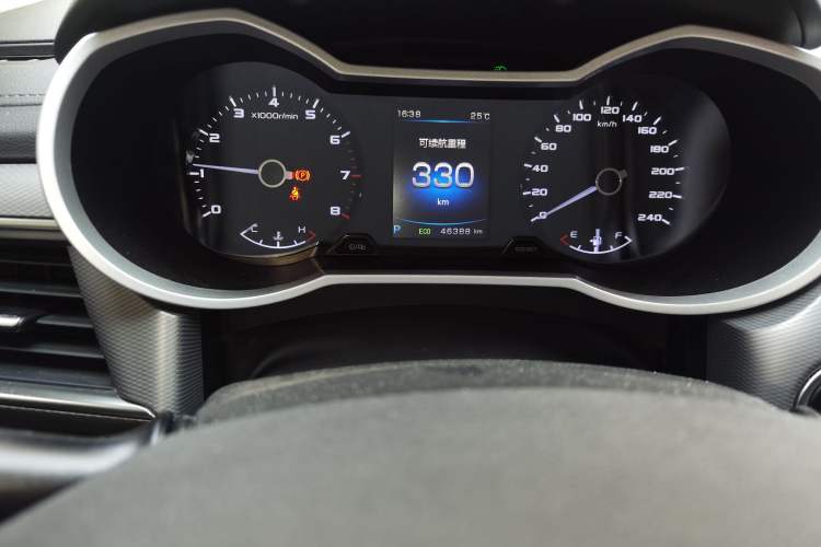 Used Geely Auto Emgrand GL 2019 1.4T CVT Elite Smart Edition Odometer Close Up