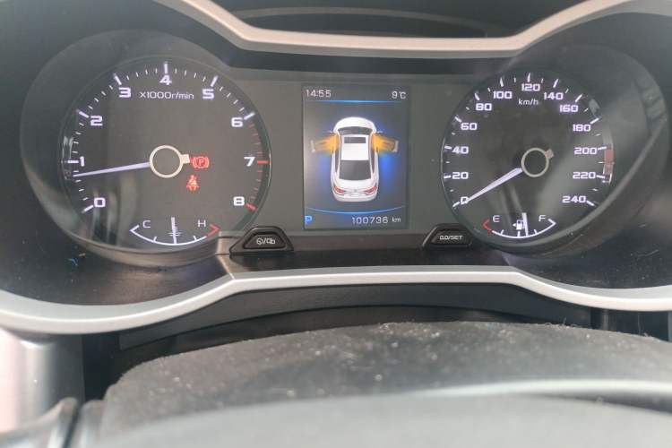Used Geely Auto Emgrand GL 2019 1.4T CVT Prestige Smart Edition Odometer Close Up