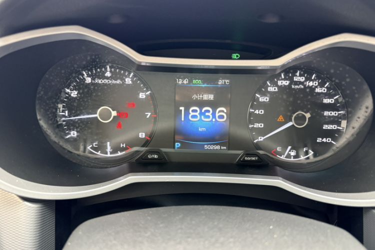 Used Geely Auto Emgrand GL 2019 1.8L DCT Elite Smart Edition Odometer Close Up