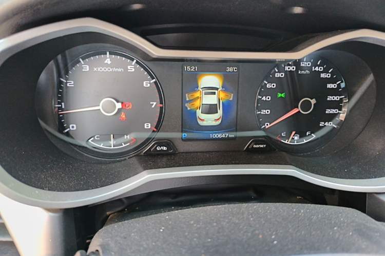Used Geely Auto Emgrand GL 2019 1.4T CVT Elite Smart Edition Odometer Close Up