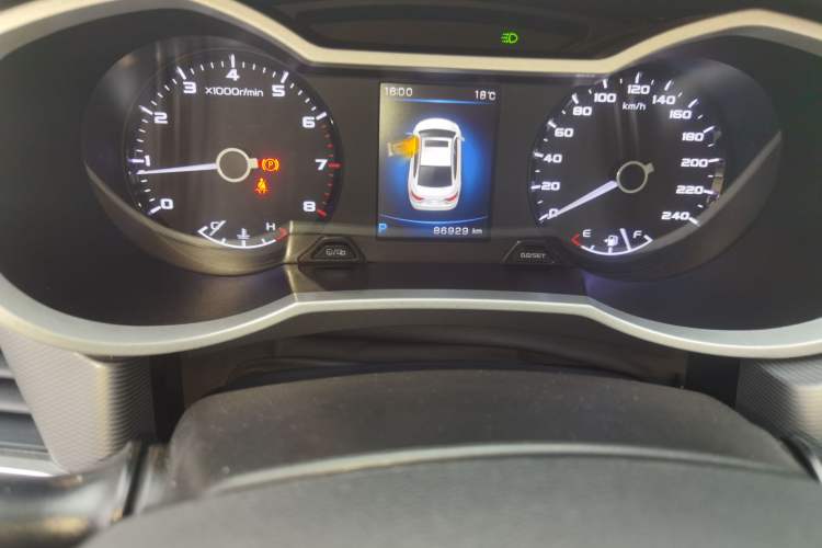 Used Geely Auto Emgrand GL 2019 1.4T CVT Elite Smart Edition Odometer Close Up