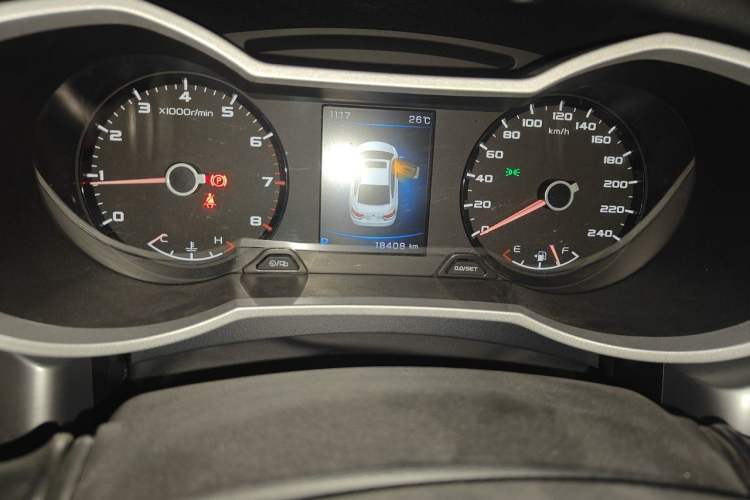 Used Geely Auto Emgrand GL 2019 1.4T CVT Elite Smart Edition Odometer Close Up