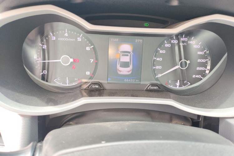 Used Geely Auto Emgrand GL 2019 1.4T CVT Elite Smart Edition Odometer Close Up