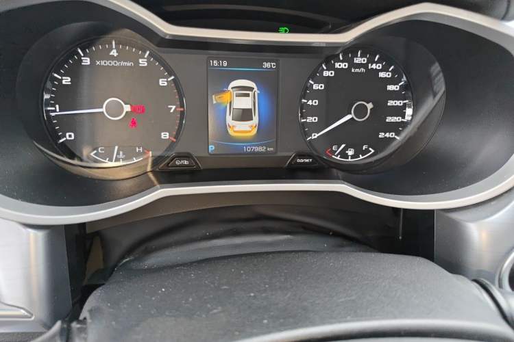 Used Geely Auto Emgrand GL 2019 1.4T CVT Elite Smart Edition Odometer Close Up