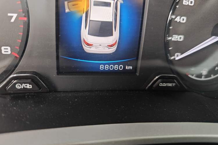 Used Geely Auto Emgrand GL 2019 1.4T Manual Elite Smart Edition Odometer Close Up