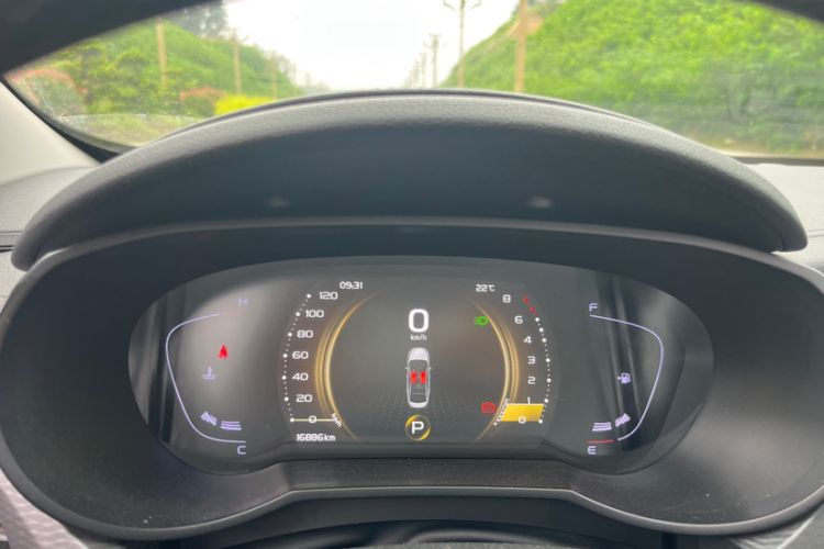 Used Geely Auto Emgrand GL 2020 1.4T CVT Luxury Model Odometer Close Up