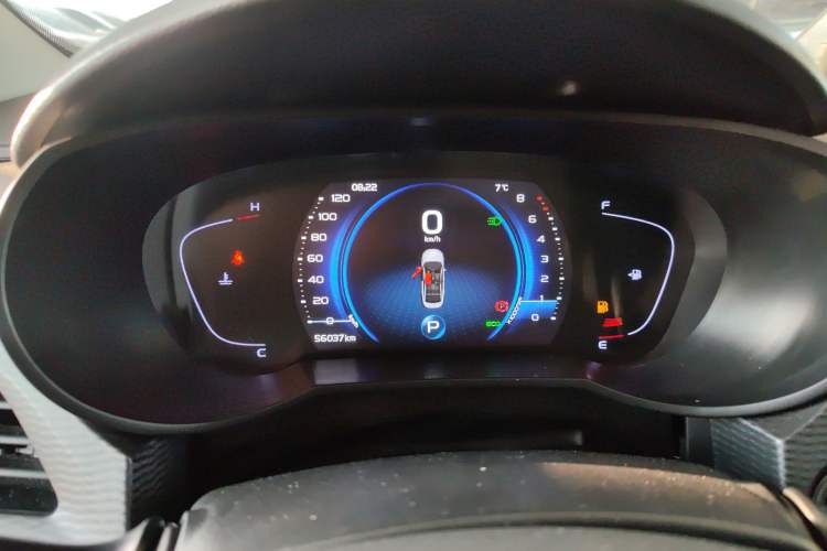 Used Geely Auto Emgrand GL 2020 1.4T CVT Luxury Model Odometer Close Up