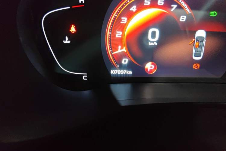 Used Geely Auto Emgrand GL 2020 1.4T CVT Luxury Model Odometer Close Up
