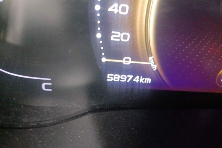 Used Geely Auto Emgrand GL 2020 1.4T CVT Luxury Model Odometer Close Up