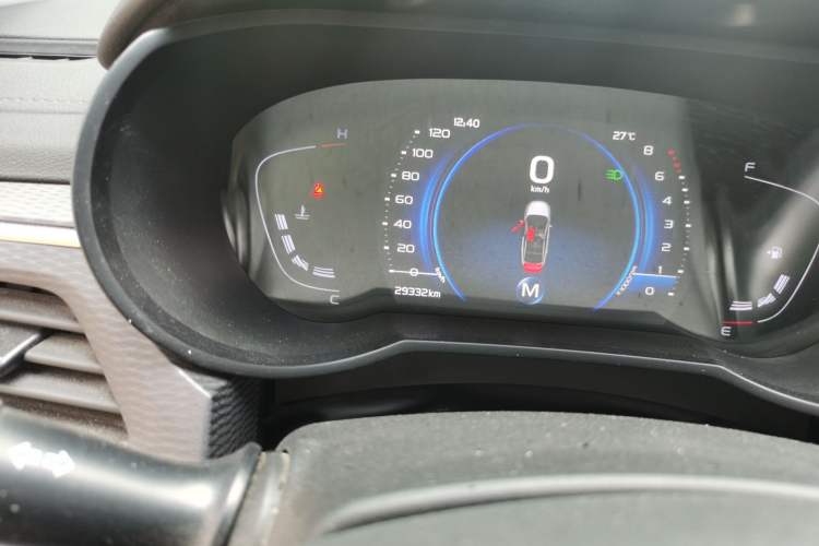 Used Geely Auto Emgrand GL 2020 1.4T Manual Luxury Model Odometer Close Up