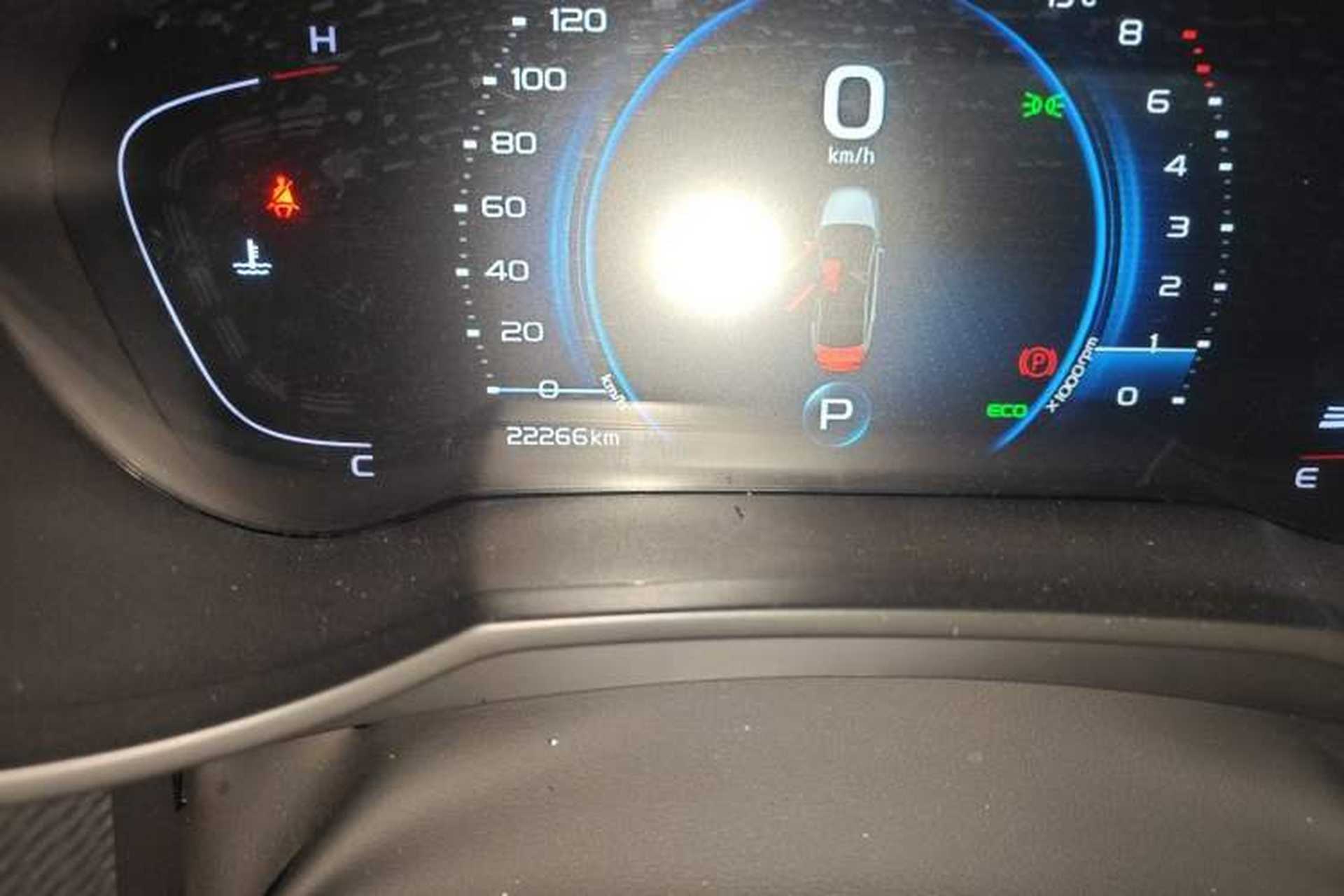 Used Geely Auto Emgrand GL 2020 1.4T CVT Luxury Model Odometer Close Up