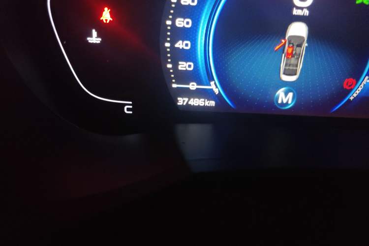 Used Geely Auto Emgrand GL 2020 1.4T Manual Luxury Model Odometer Close Up