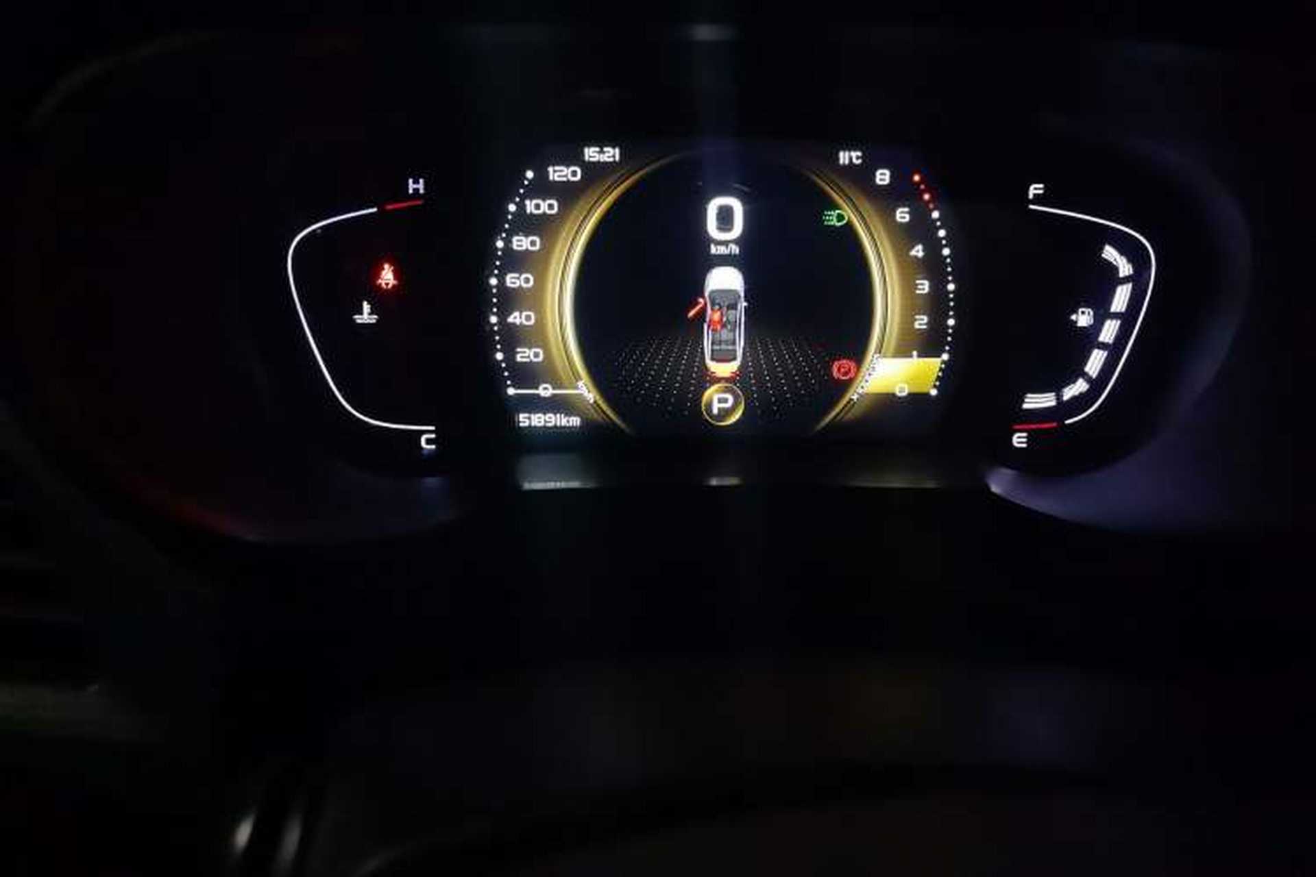 Used Geely Auto Emgrand GL 2020 1.4T CVT Luxury Model Odometer Close Up