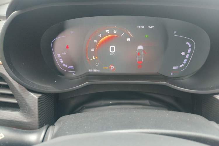 Used Geely Auto Emgrand GL 2020 1.4T CVT Asian Games Edition Odometer Close Up