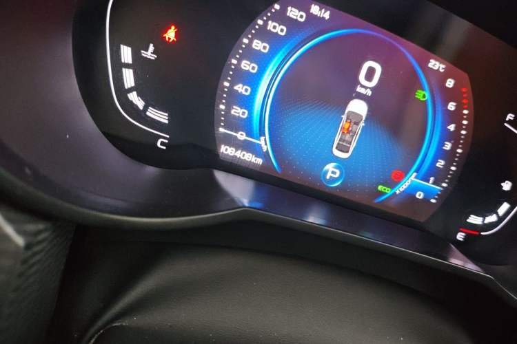 Used Geely Auto Emgrand GL 2020 1.4T CVT Luxury Model Odometer Close Up