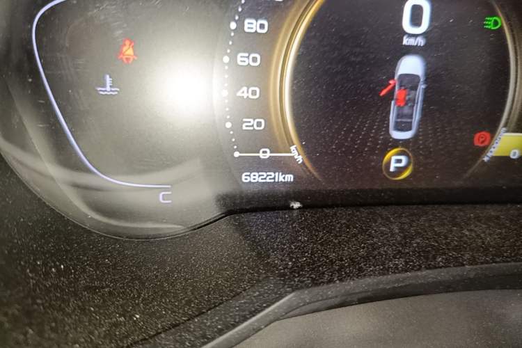 Used Geely Auto Emgrand GL 2020 1.4T CVT Luxury Model Odometer Close Up