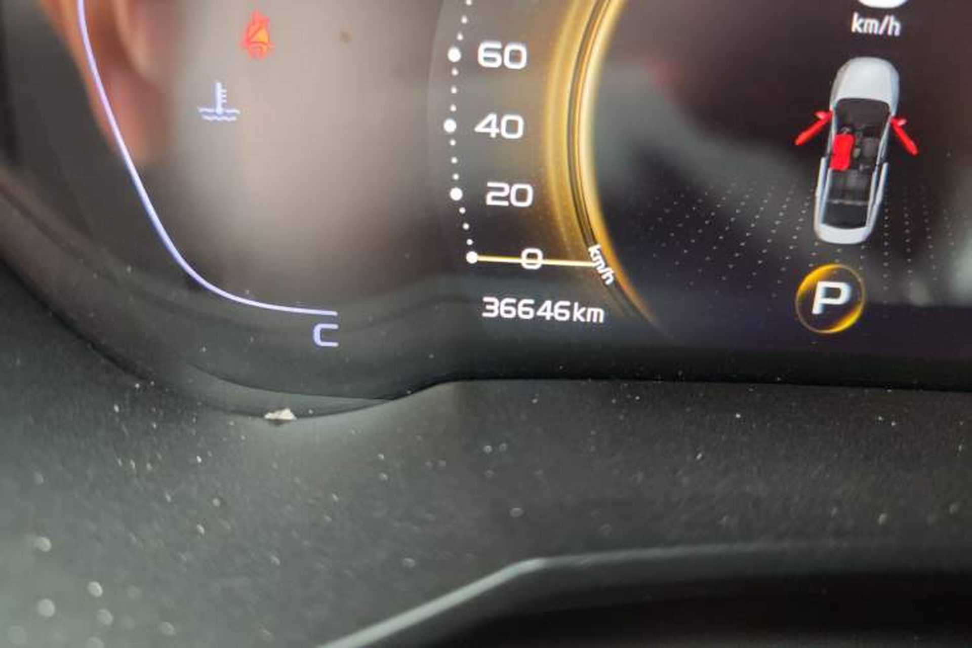Used Geely Auto Emgrand GL 2020 1.4T CVT Luxury Model Odometer Close Up