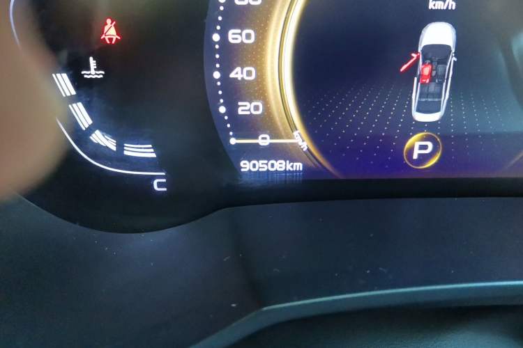 Used Geely Auto Emgrand GL 2020 1.4T CVT Luxury Model Odometer Close Up
