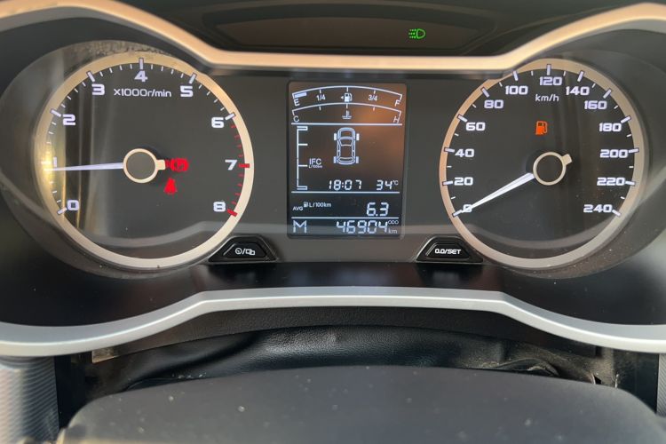 Used Geely Auto Emgrand GL 2020 1.4T Manual Asian Games Edition Odometer Close Up