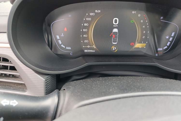 Used Geely Auto Emgrand GL 2021 UP 1.4T CVT Luxury Edition Odometer Close Up