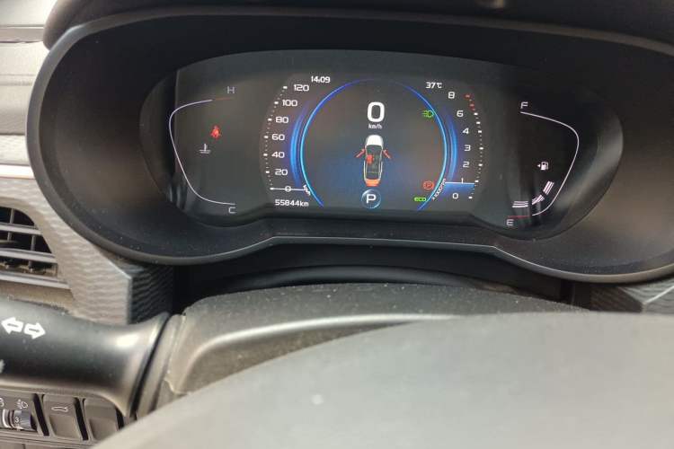 Used Geely Auto Emgrand GL 2021 UP 1.4T CVT Leading Edition Odometer Close Up