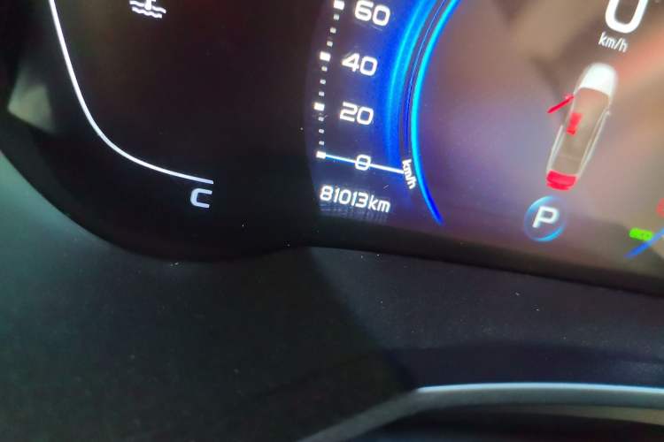 Used Geely Auto Emgrand GL 2021 UP 1.4T CVT Luxury Edition Odometer Close Up