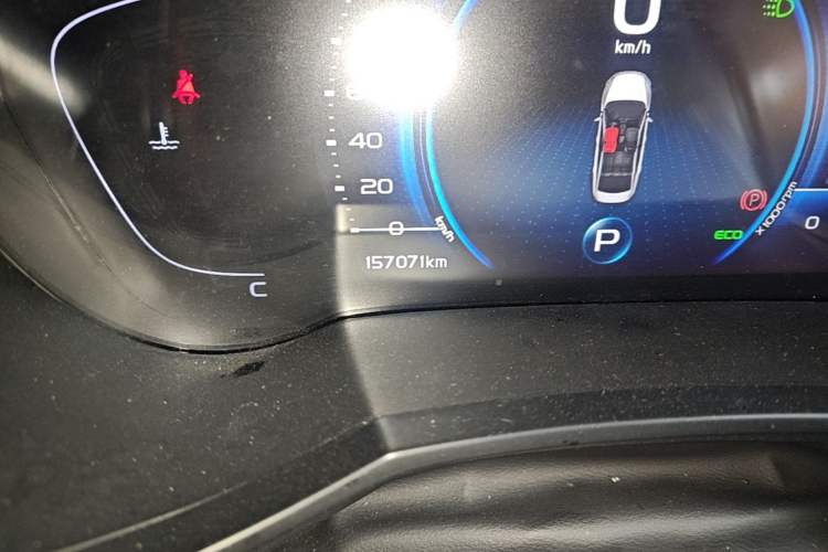 Used Geely Auto Emgrand GL 2021 UP 1.4T CVT Luxury Edition Odometer Close Up