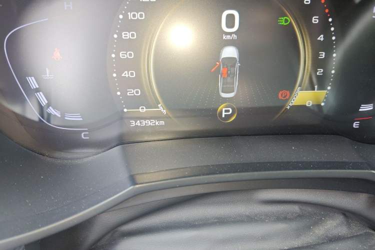 Used Geely Auto Emgrand GL 2021 UP 1.4T CVT Leading Edition Odometer Close Up
