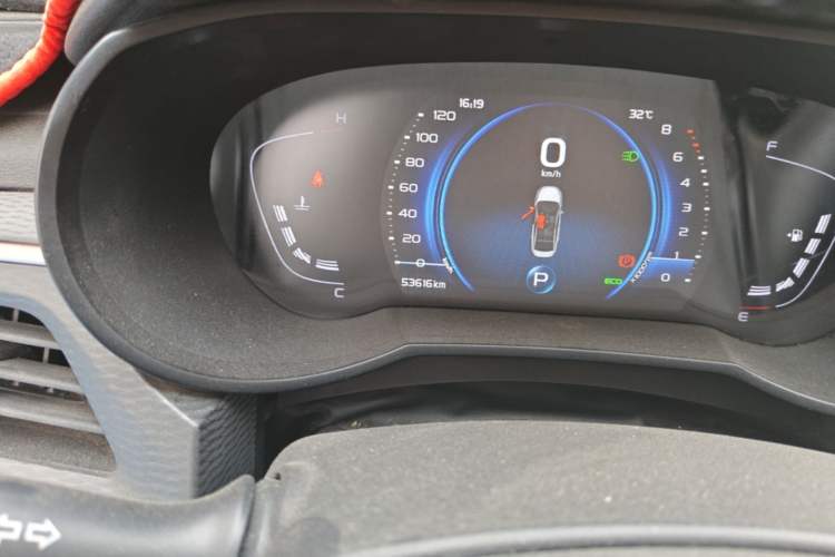 Used Geely Auto Emgrand GL 2021 UP 1.4T CVT Leading Edition Odometer Close Up