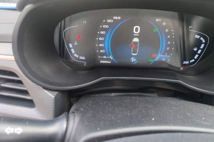 Used Geely Auto Emgrand GL 2021 UP 1.4T CVT Leading Edition Odometer Close Up