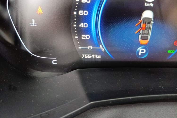 Used Geely Auto Emgrand GL 2021 UP 1.4T CVT Leading Edition Odometer Close Up
