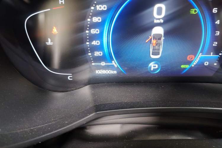 Used Geely Auto Emgrand GL 2021 UP 1.4T CVT Leading Edition Odometer Close Up