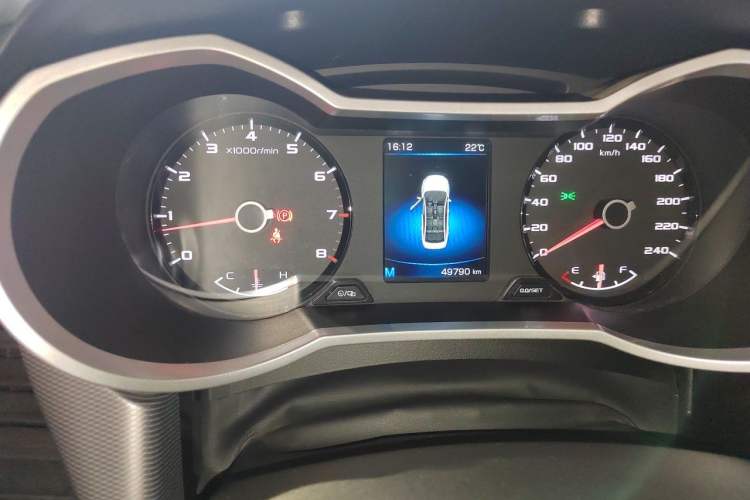 Used Geely Auto Emgrand GL 2021 UP 1.4T Manual LingShang Model Odometer Close Up