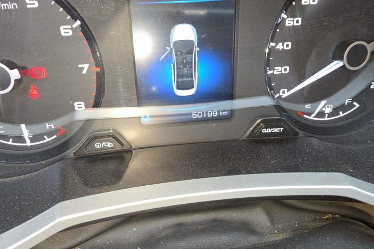 Used Geely Auto Emgrand GL 2021 UP 1.4T Manual LingShang Model Odometer Close Up