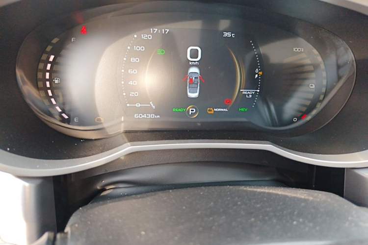 Used Geely Auto Emgrand GL New Energy 2019 1.5T DCT Zhiyue Model Odometer Close Up