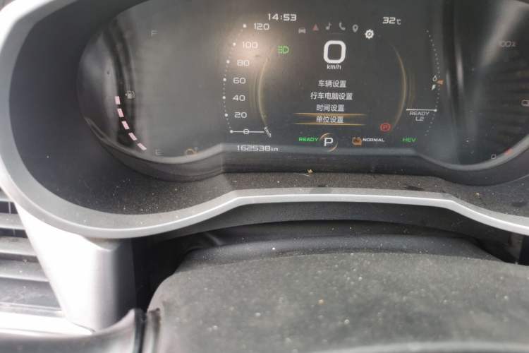 Used Geely Auto Emgrand GL New Energy 2019 1.5T DCT Zhiyue Model Odometer Close Up
