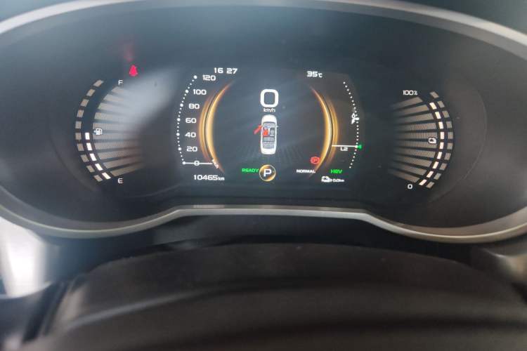Used Geely Auto Emgrand GL New Energy 2019 1.5T DCT Zhiyue Model Odometer Close Up