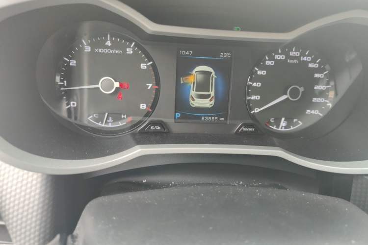 Used Geely Auto Emgrand GS 2016 Sport Edition 1.3T Automatic ZhenShang Model Odometer Close Up