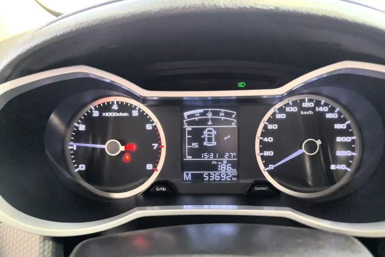 Used Geely Auto Emgrand GS 2016 Sports Edition 1.8L Manual LingShang Model Odometer Close Up