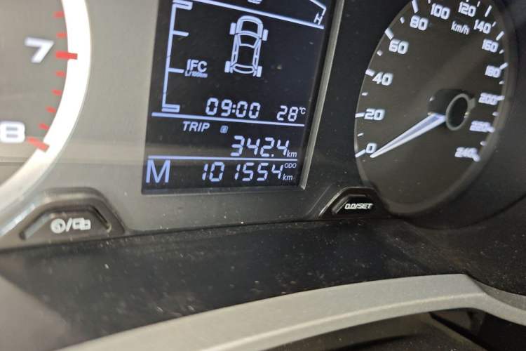 Used Geely Auto Emgrand GS 2016 Sports Edition 1.8L Manual LingShang Model Odometer Close Up