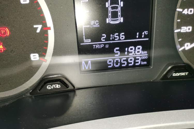 Used Geely Auto Emgrand GS 2016 Sports Edition 1.8L Manual LingShang Model Odometer Close Up