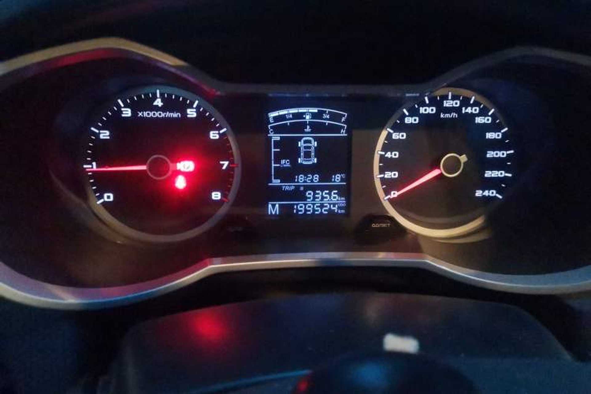 Used Geely Auto Emgrand GS 2016 Elegant Edition 1.3T Manual LingShang Model Odometer Close Up