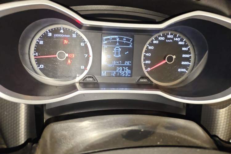 Used Geely Auto Emgrand GS 2016 Elegant Edition 1.3T Manual LingShang Model Odometer Close Up