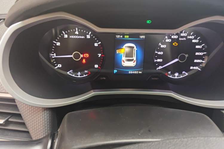 Used Geely Auto Emgrand GS 2016 Sport Edition 1.3T Automatic LingShang Model Odometer Close Up