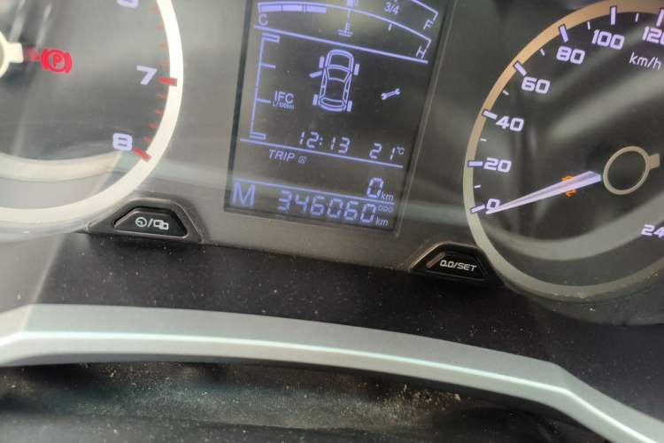 Used Geely Auto Emgrand GS 2016 Sports Edition 1.8L Manual LingShang Model Odometer Close Up