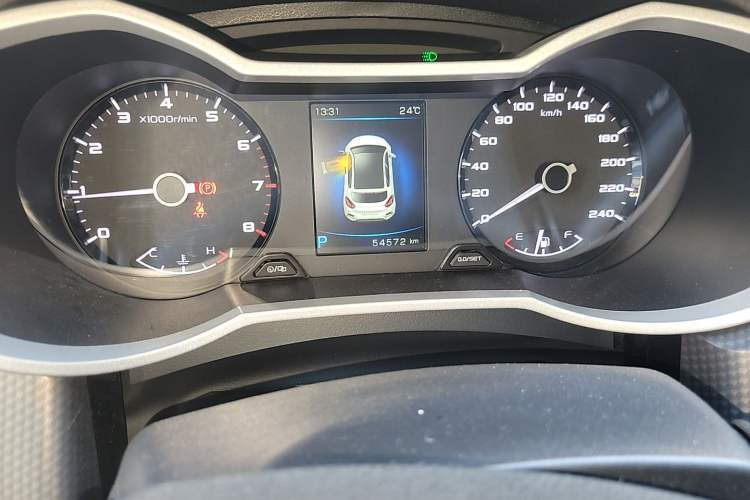 Used Geely Auto Emgrand GS 2016 Sport Edition 1.3T Automatic LingShang Model Odometer Close Up