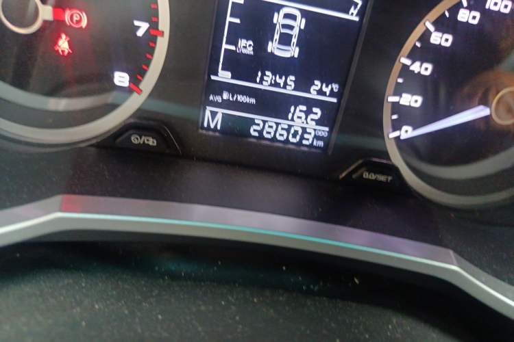 Used Geely Auto Emgrand GS 2016 Sports Edition 1.8L Manual LingShang Model Odometer Close Up