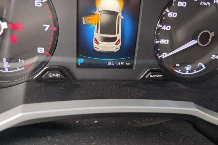 Used Geely Auto Emgrand GS 2016 Sport Edition 1.3T Automatic LingShang Model Odometer Close Up